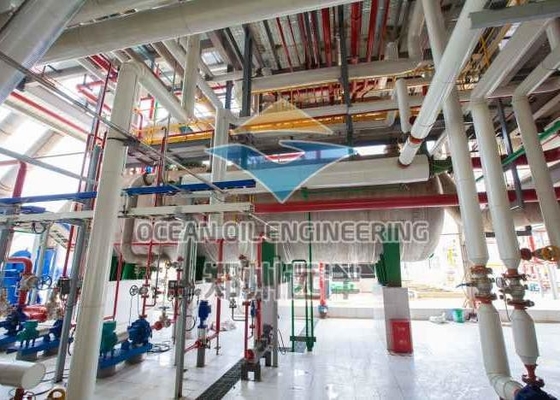 โรงงานปรับสภาพน้ำมันสแตนเลสพร้อมการควบคุม PLC อุณหภูมิที่กำหนดเอง
