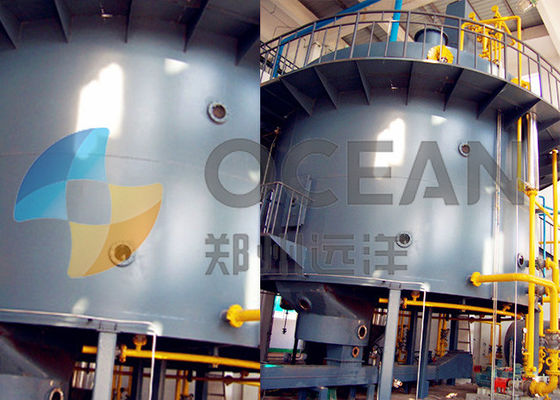 Rotate Extractor ตัวทำละลายน้ำมันรำข้าว โครงสร้างอย่างง่าย การสกัดแบบเต็ม