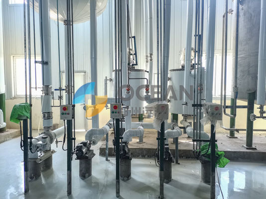 สายการผลิตน้ำมันพืชการกลั่นและขจัดคราบน้ำมันสำหรับ Oleochemical