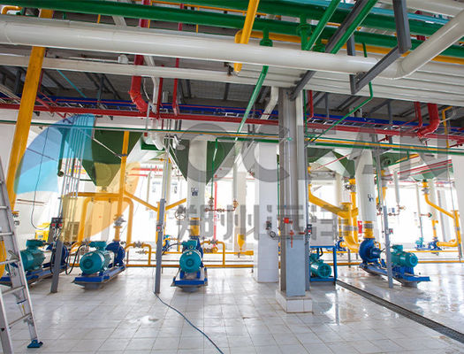 น้ำมันถั่วเหลืองชะล้างอุปกรณ์สกัดน้ำมันบริโภค OEM 40HQ