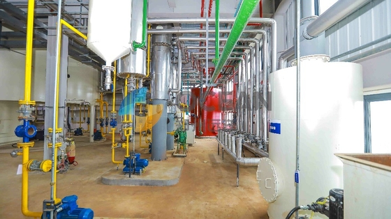 CPO เครื่องกลั่นน้ำมันดอกทานตะวัน Degumming Deacidification